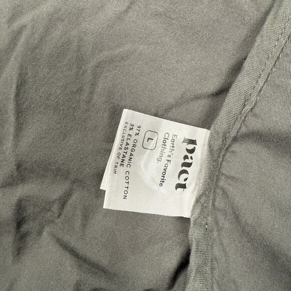 Pact Men's Boulevard Brushed Twill Blazer Gray Organic Cotton Size Large - Picture 7 of 10